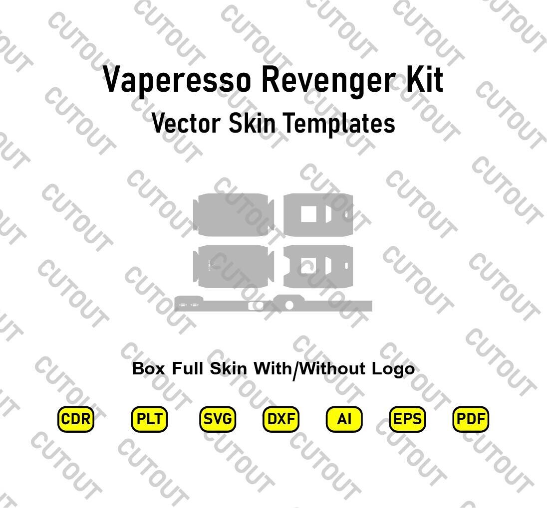 Vaporesso Revenger Kit Vektor-Skin-Vorlagen