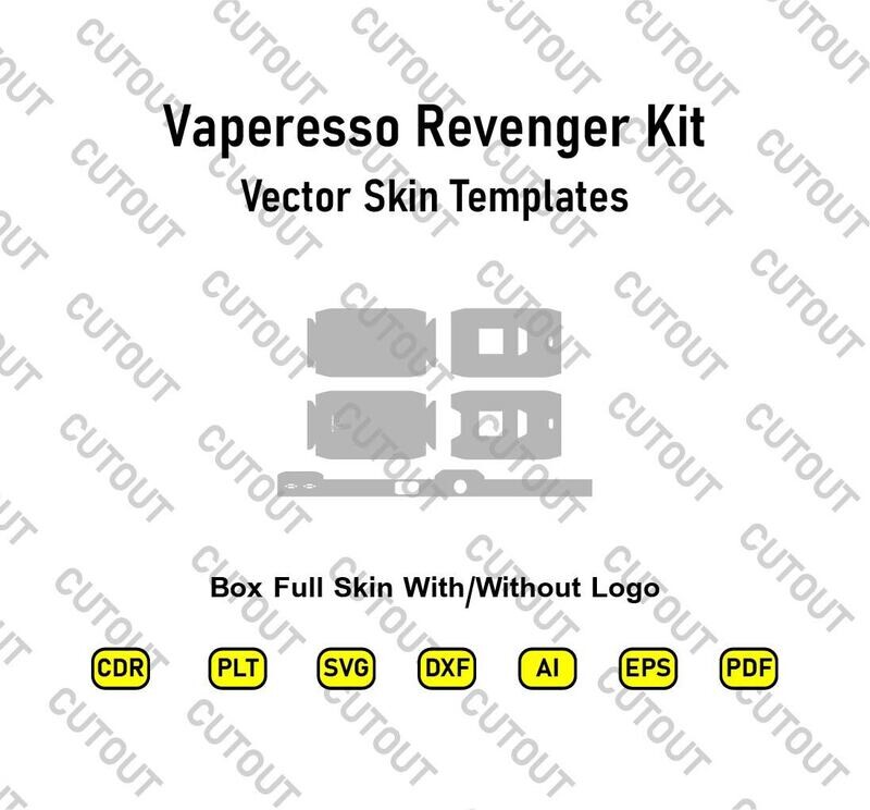 Vaperesso Revenger Kit Vector Skin Templates