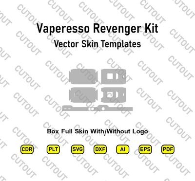 Vaperesso Revenger Kit Vector Skin Templates