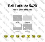 Dell Latitude E5420 Vektor-Skin-Vorlagen