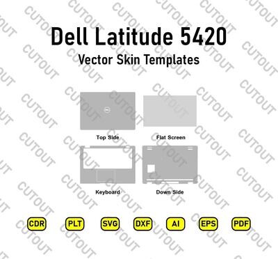 Dell Latitude E5420 Vector Skin Templates