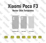 Xiaomi Poco F3 Vektor-Skin-Vorlagen