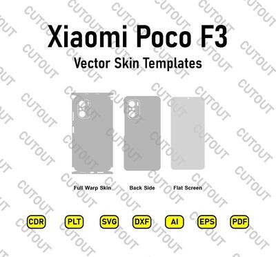 Xiaomi Poco F3 Vector Skin Templates