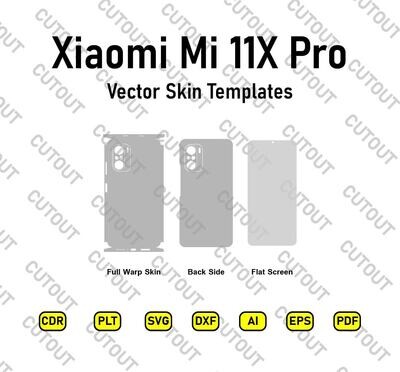 Xiaomi Mi 11X Pro Vector Skin Cut File Templates
