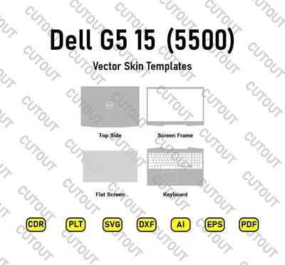 Dell G5 15 5500 Vector Skin Templates