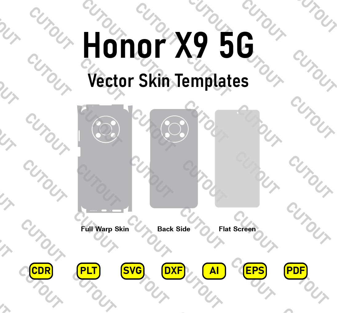 Honor X9 5G Vector Skin Cut Files