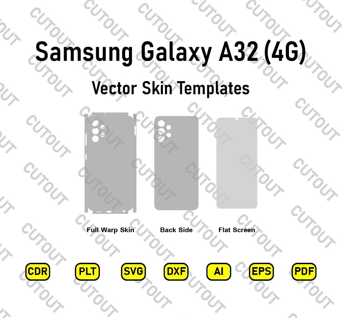 Samsung Galaxy A32 4G Vector Skin Cut Files