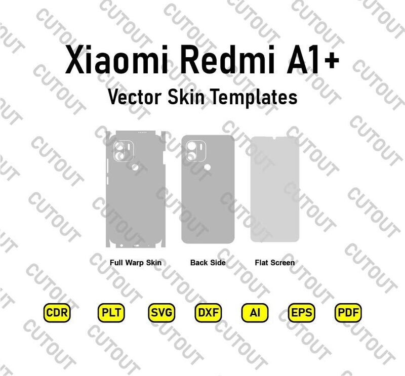 Xiaomi  Redmi A1+ Vector Skin Templates