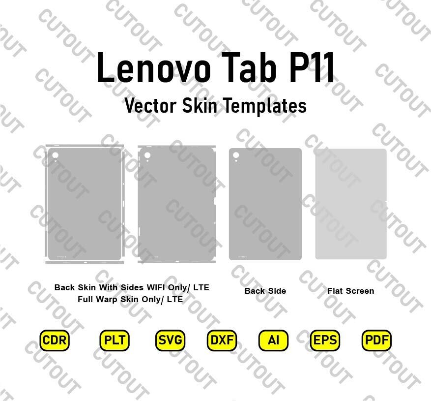 Lenovo Tab P11 (2021) Vector Skin Templates