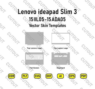 Lenovo ideapad Slim 3 (15IIL05-15ADA05) Vector Skin Templates