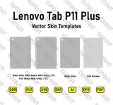 Lenovo Tab P11 Plus Vector Skin Templates