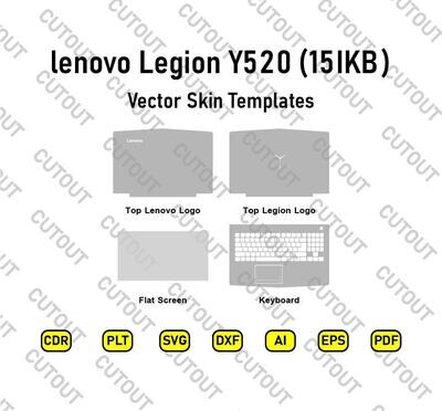 lenovo Legion Y520 (15IKB) Vector Skin Templates