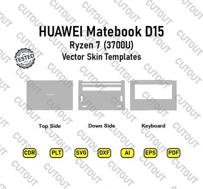 HUAWEI Matebook D15 RYZEN 7 3700U Vector Skin Templates