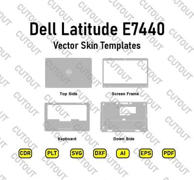 Dell Latitude E7440 (P40G) Vector Skin Templates