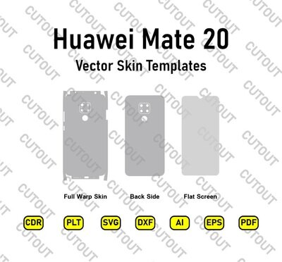 Huawei Mate 20 Vector Skin Templates