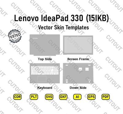 Lenovo ideaPad 330 - 15IKB Vector Skin Templates
