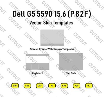 Dell G5 5590 Vector Skin Cut Files