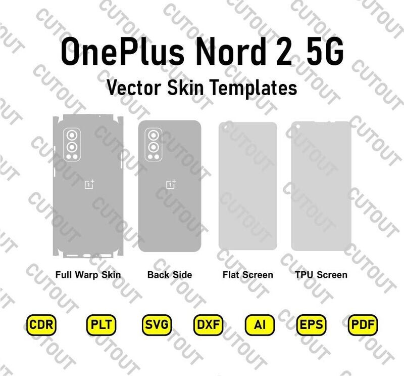 OnePlus Nord 2 5G Vector Skin Templates