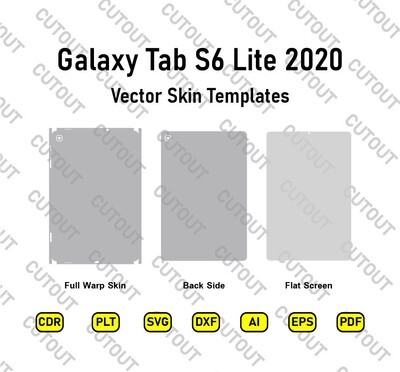 Samsung Galaxy Tab S6 Lite 10.4 2020 Vector Skin Templates