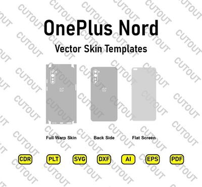 OnePlus Nord Vector Skin Templates