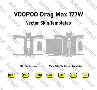 Voopoo Drag Max 177W Vector Skin Templates