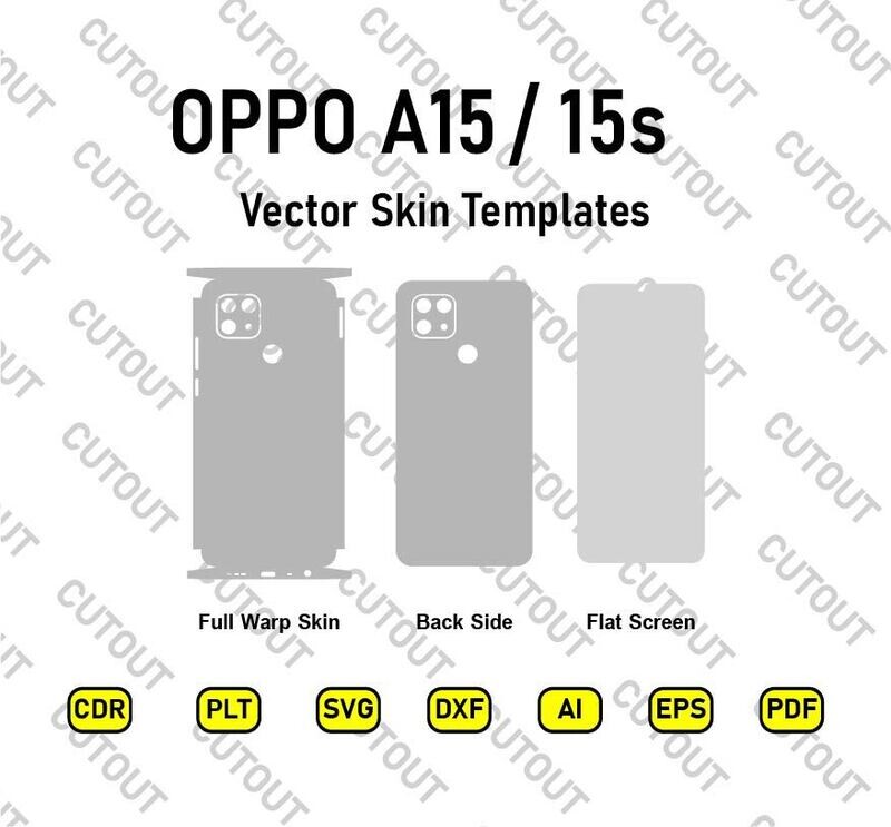 OPPO A15 /A15s Vector Skin Cut Files
