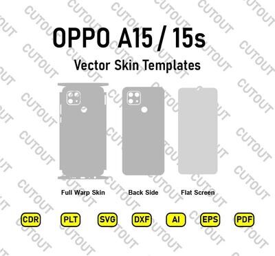 OPPO A15 /A15s Vector Skin Cut Files