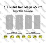 ZTE Nubia Red Magic 6s Pro Vector Skin Cut Files