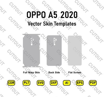 OPPO A5 2020  Vector Skin Cut Files