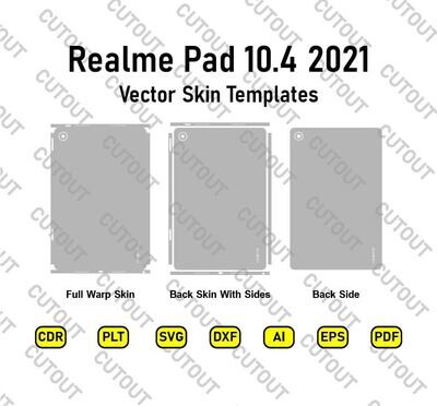 Relame Pad 10.4 2021 Vector Skin Cut Files