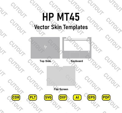 HP MT45 14 Zoll Vektor-Skin-Cut-Dateien