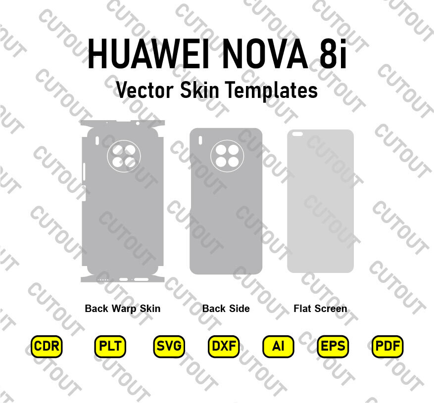 Huawei Nova 8i Vector Skin Cut Files