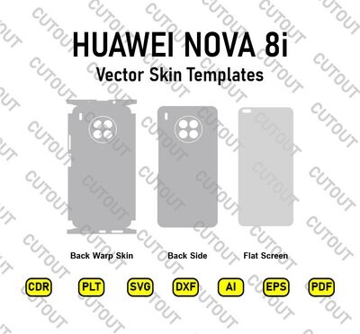 Huawei Nova 8i Vector Skin Cut Files