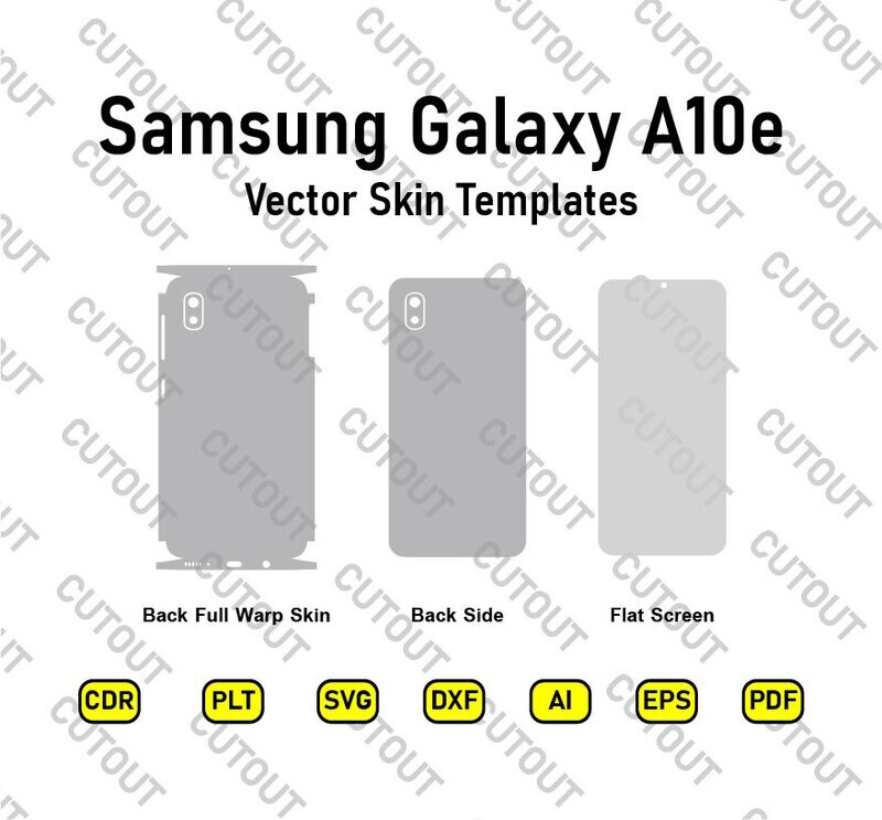 Samsung Galaxy A10e Vector Skin Cut Files