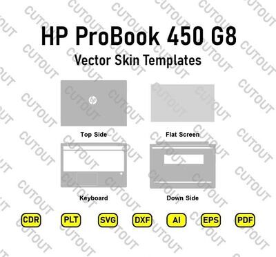 HP ProBook 450 G8 Vector Skin Cut Files
