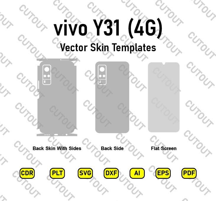 VIVO Y31 (4G) Vector Skin Cut Files
