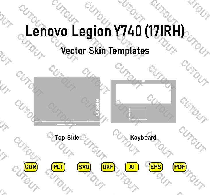 Lenovo Legion Y740 17IRH Vector Skin Cut Files Templates