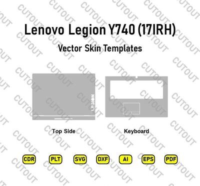 Lenovo Legion Y740 17IRH Vector Skin Cut Files Templates