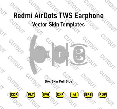 Xiaomi Redmi AirDots TWS Earphone Vector Skin Cut Files