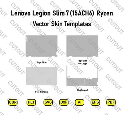 Lenovo Legion Slim 7 15ACH6 Vector Skin Cut Files