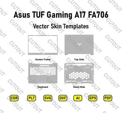 Asus TUF Gaming A17 FA706 Vector Skin Cut Files