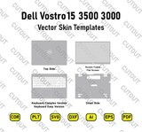 Archivos de corte de piel vectorial Dell Vostro 15 3000 3500