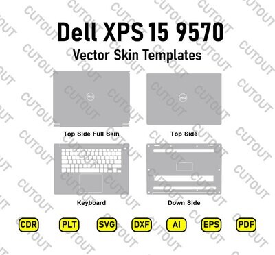 Dell XPS 15 9570 Vector Skin Cut Files