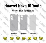 Archivos de corte de piel vectorial juvenil Huawei Nova 10