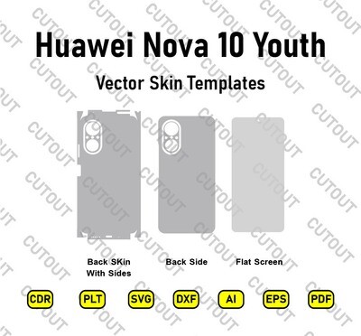 Huawei Nova 10 Youth Vector Skin Cut Files