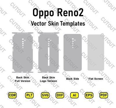 Oppo Reno 2 Vector Skin Cut Files