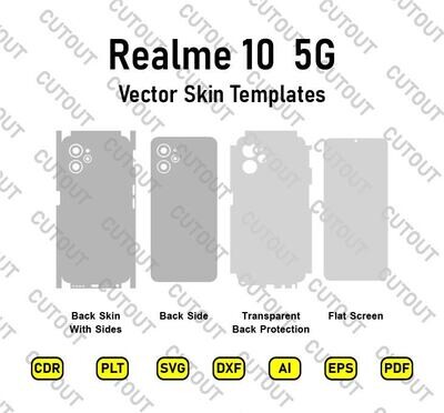 Realme 10 (5G) Vector Skin Cut Files