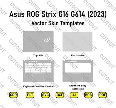 ASUS ROG Strix G16 G614 (2023) Vector Skin Cut Files
