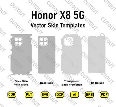 Honor  X8 5G Vector Skin Cut Files
