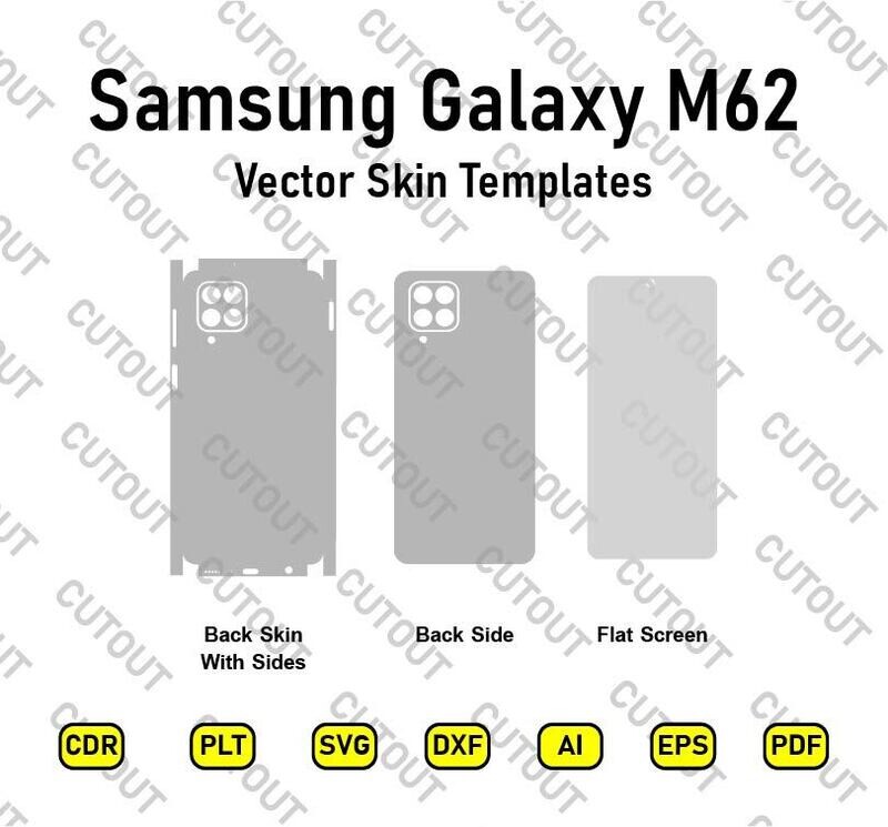 Samsung Galaxy M62 Vector Skin Cut Files
